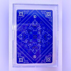 Louis Vuitton playing card 4 of Spades in Protective Case